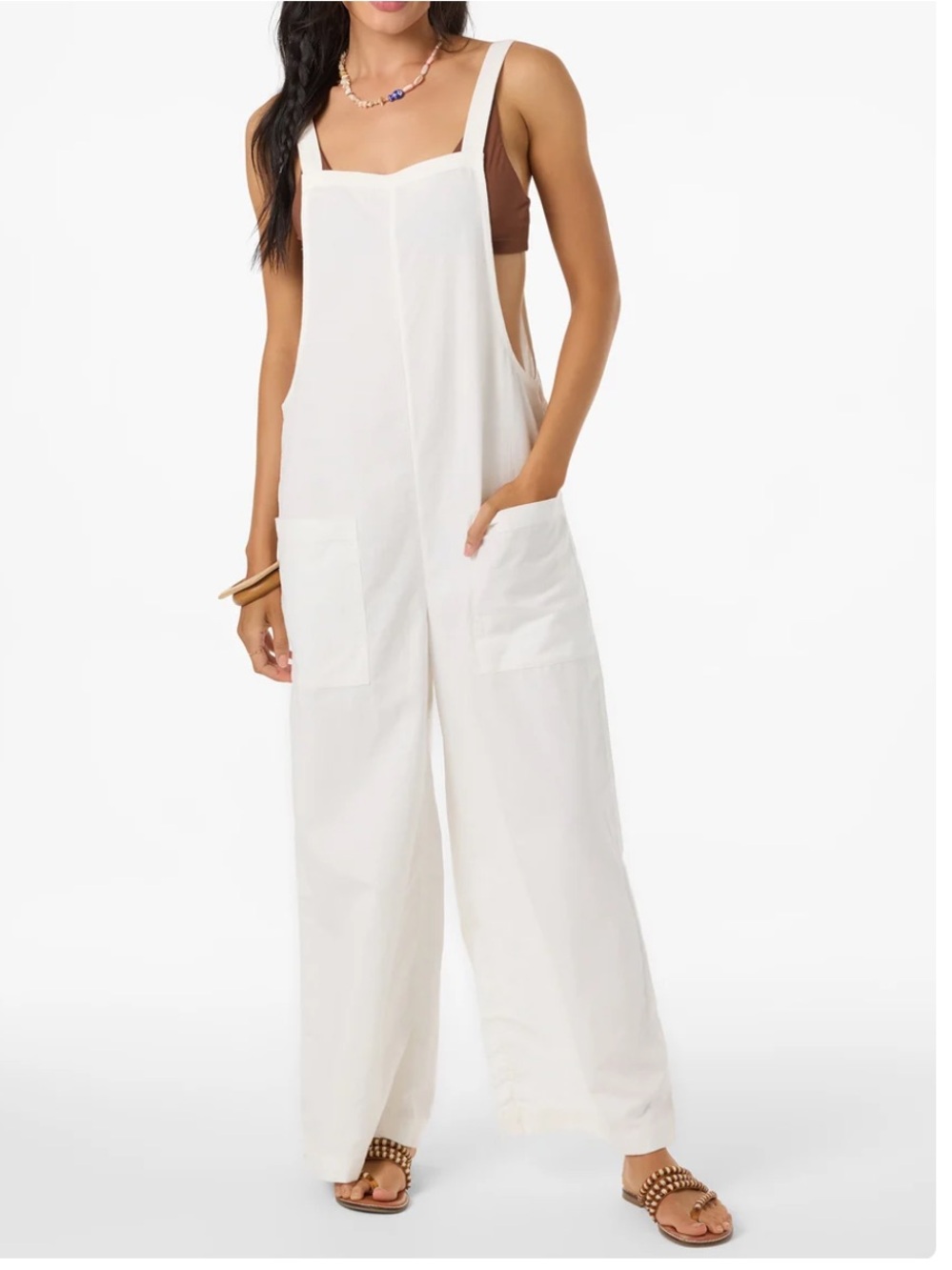 O'Neill Wide-Leg Overalls Jumpsuit Size Small NEW